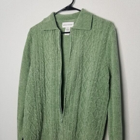 Alfred Dunner Chenille Cardigan Sweater Medium - Picture 5 of 8